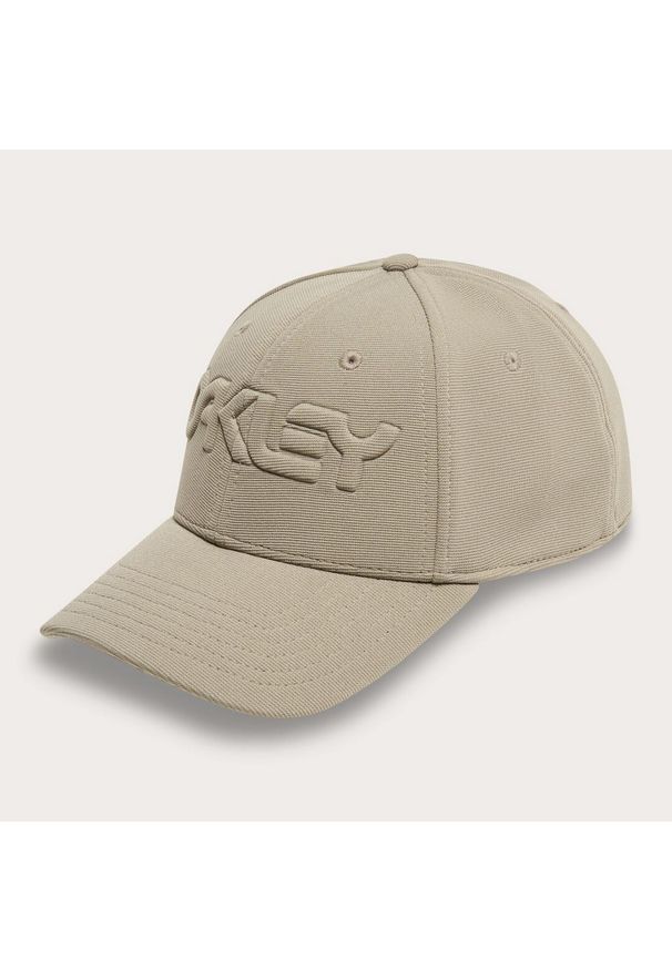 Oakley Czapka 6 Panel Stretch Embossed 912208-7C9. Kolor: beżowy