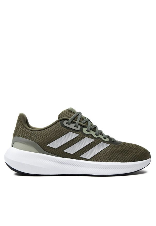 Adidas - adidas Buty do biegania Runfalcon 3.0 IE0737 Khaki. Kolor: brązowy