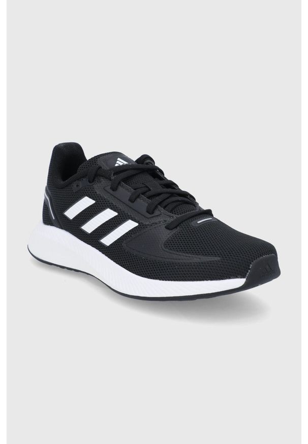 Adidas - adidas buty Runfalcon 2.0 kolor czarny. Nosek buta: okrągły. Zapięcie: sznurówki. Kolor: czarny