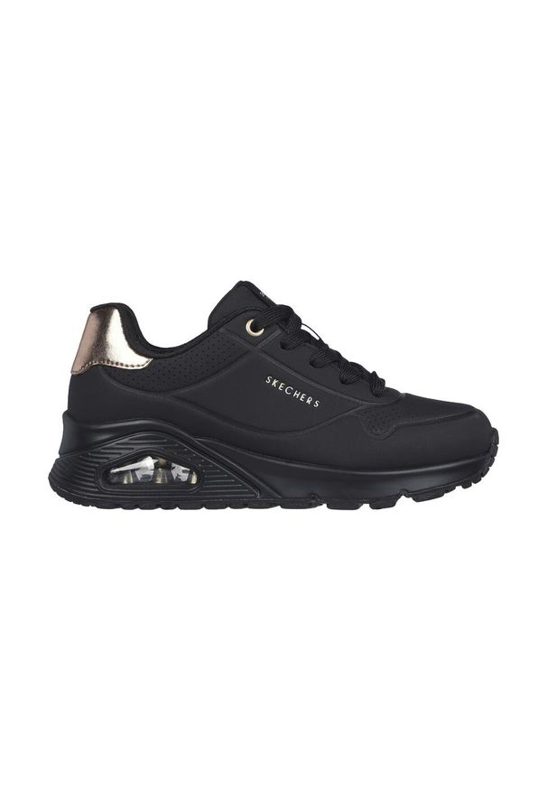 skechers - Buty na co dzień unisex SKECHERS UNO GEN 1 SHIMMER eko skóra. Okazja: na co dzień. Kolor: czarny, biały, wielokolorowy. Materiał: skóra