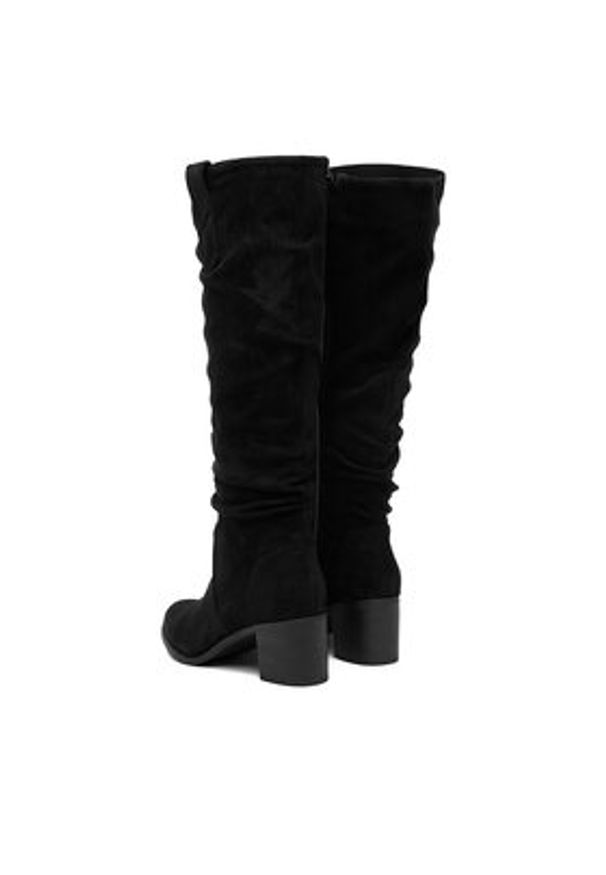 Jenny - JENNY Kozaki CEO-WS14438-02 Czarny. Kolor: czarny. Materiał: materiał