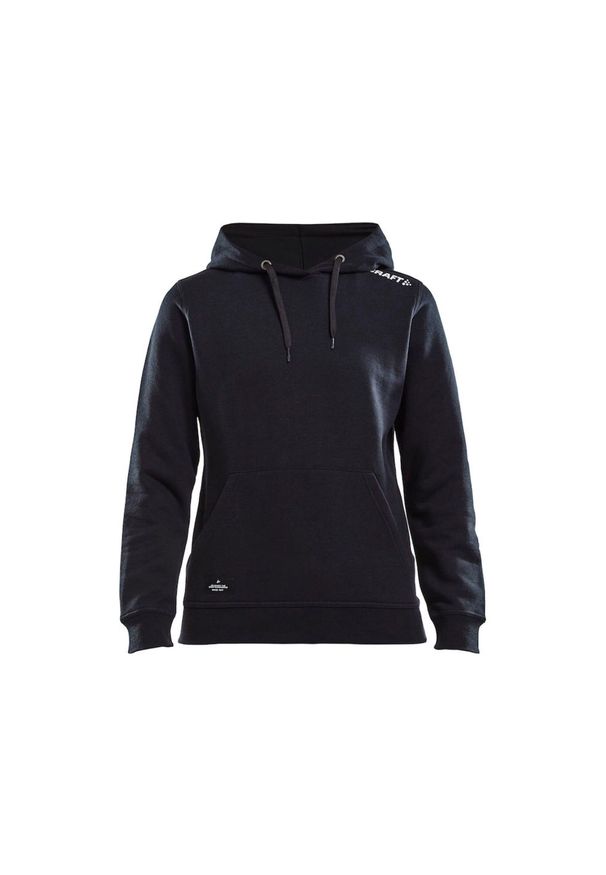 Damska bluza z kapturem Craft community. Typ kołnierza: kaptur. Kolor: szary. Sport: fitness