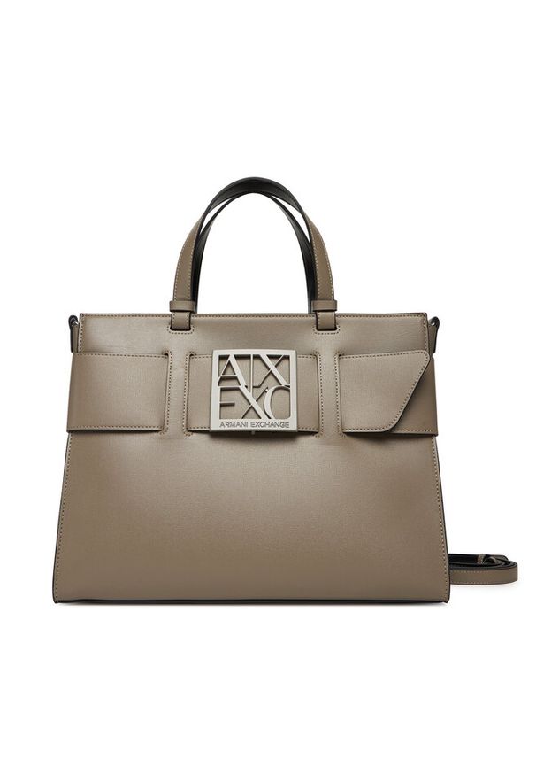 Torebka Armani Exchange. Kolor: brązowy