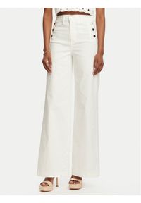 Rinascimento Jeansy CFC0127565003 Biały Wide Leg. Kolor: biały #1