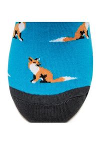 Funny Socks Skarpety wysokie unisex Fox SM1/10 Niebieski. Kolor: niebieski. Materiał: materiał, bawełna #2