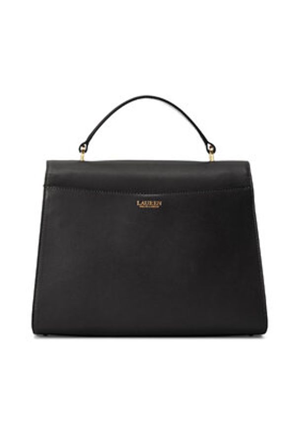 Lauren Ralph Lauren Torebka 431915781002 Czarny. Kolor: czarny. Materiał: skórzane