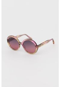 Aldo okulary przeciwsłoneczne Jeralegan damskie kolor różowy. Kształt: okrągłe. Kolor: różowy