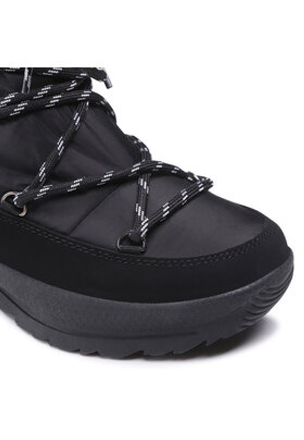 Jenny Fairy Śniegowce NS10121 Czarny. Kolor: czarny. Materiał: materiał