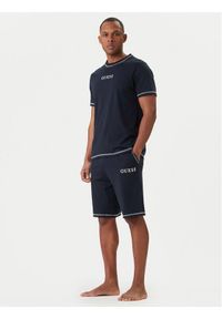 Guess Piżama U6GX03 KCAM1 Granatowy Regular Fit. Kolor: niebieski. Materiał: bawełna #1