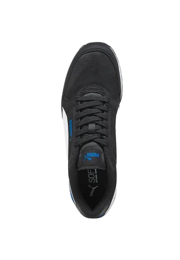 Buty do chodzenia męskie Puma ST Runner v3 Mesh. Kolor: wielokolorowy, niebieski, czarny. Materiał: guma, tkanina, zamsz, materiał, syntetyk. Sport: turystyka piesza