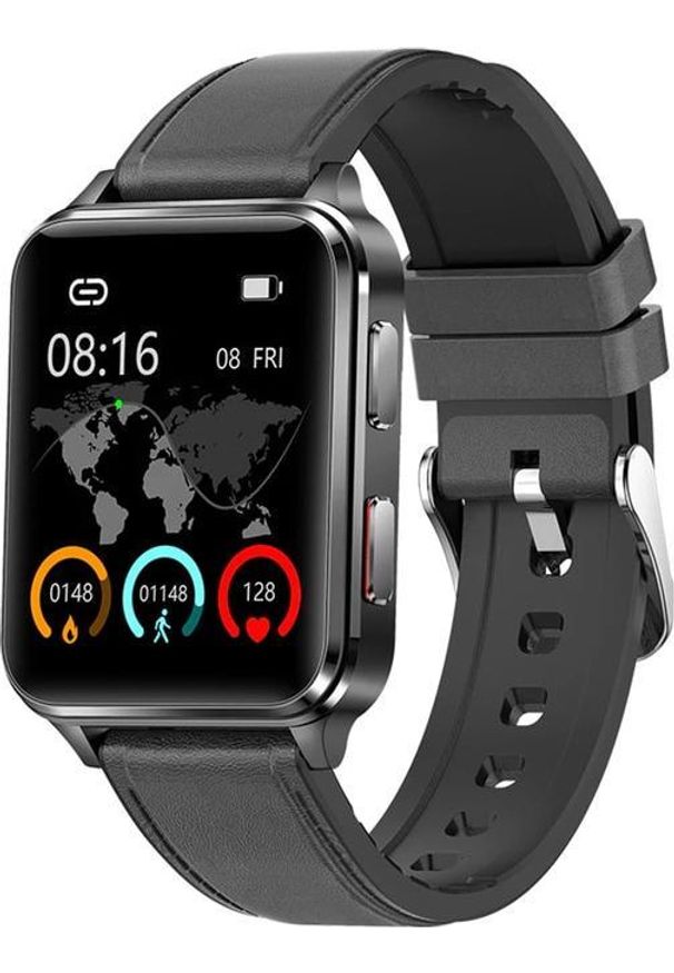Smartwatch Kumi KU5 Pro Czarny (KU-KU5P/BK). Rodzaj zegarka: smartwatch. Kolor: czarny