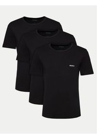 Hugo - HUGO Komplet 3 t-shirtów 50480088 Czarny Regular Fit. Kolor: czarny. Materiał: bawełna