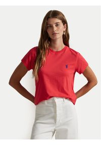 Polo Ralph Lauren T-Shirt 211898698035 Czerwony Regular Fit. Typ kołnierza: polo. Kolor: czerwony. Materiał: bawełna