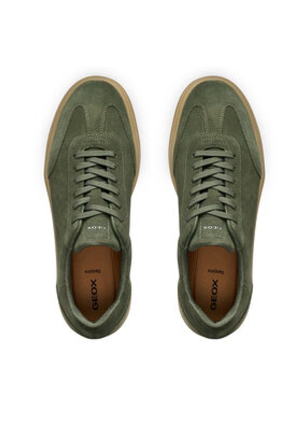 Geox Sneakersy U Baltmoore U65LDC 00022 C3704 Zielony. Kolor: zielony. Materiał: zamsz, skóra