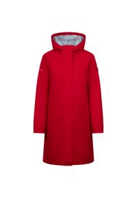 TRESPASS - Kurtka Damska Claudel Wodoodporna. Kolor: czerwony. Sport: turystyka piesza #1