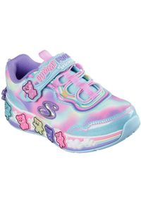 skechers - Adidasy Skechers Gummy Friends, Dzieci. Okazja: na uczelnię. Kolor: wielokolorowy. Materiał: materiał. Model: Skechers Sport. Sport: joga i pilates