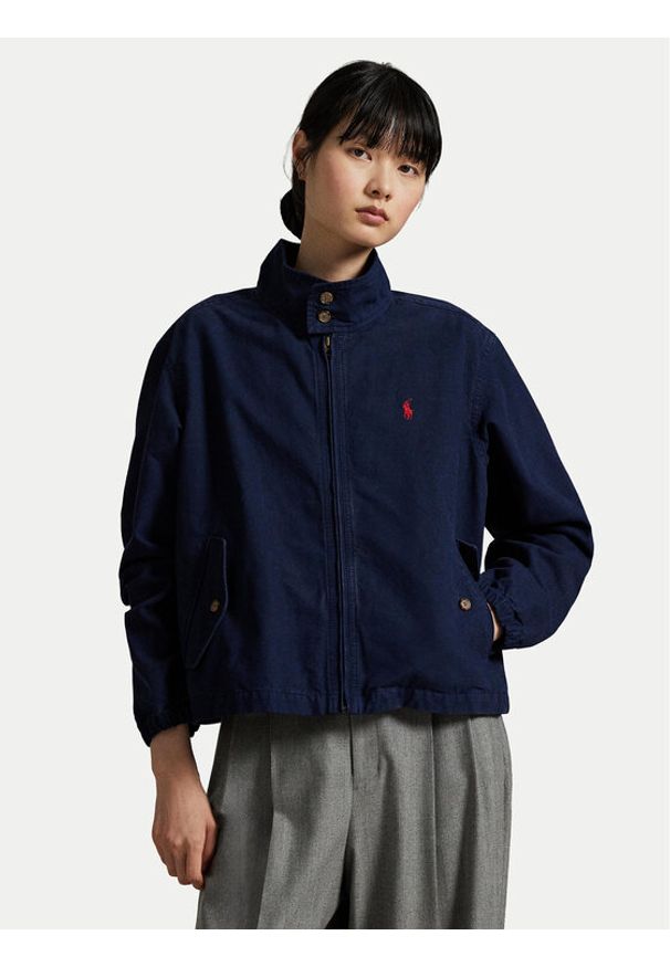 Polo Ralph Lauren Kurtka przejściowa 211936442004 Granatowy Straight Fit. Typ kołnierza: polo. Kolor: niebieski. Materiał: bawełna