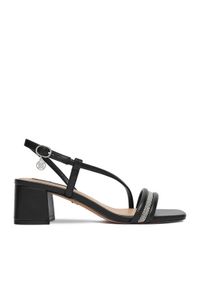 Nine West Sandały EO-LS505187-13 Czarny. Kolor: czarny. Materiał: materiał #1