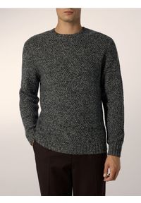 Reserved - Melanżowy sweter z wełną - ciemnoszary. Kolor: szary. Materiał: wełna. Wzór: melanż #1