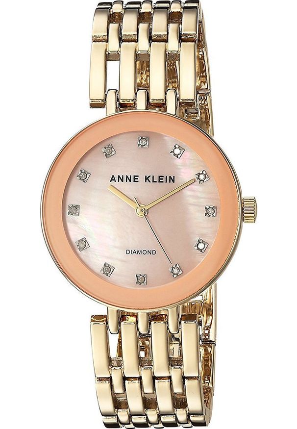 Zegarek Anne Klein Zegarek damski Anne Klein AK-2944PMGB złoty. Kolor: złoty