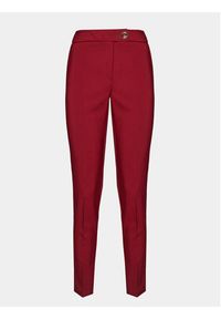 Rinascimento Spodnie materiałowe CFC0116181003 Bordowy Regular Fit. Kolor: czerwony. Materiał: syntetyk #6