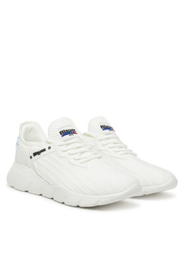 Blauer Sneakersy S5HULETT01 Biały. Kolor: biały. Materiał: materiał