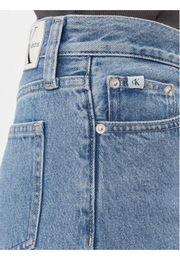 Calvin Klein Jeans Jeansy J20J222138 Niebieski Straight Fit. Kolor: niebieski