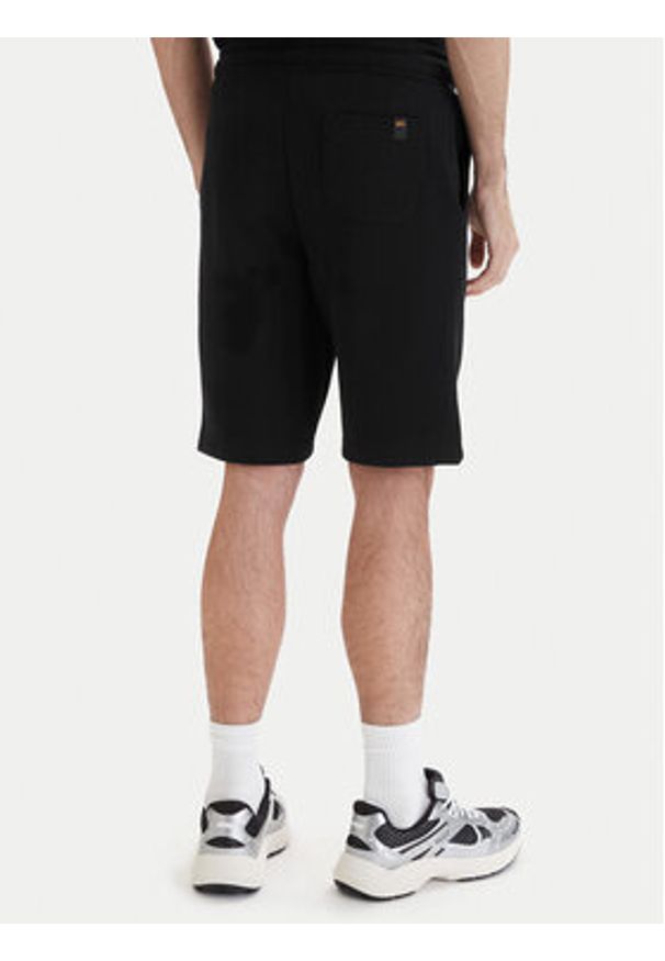 Alpha Industries Szorty sportowe Basic 156367 Czarny Regular Fit. Kolor: czarny. Materiał: bawełna. Styl: sportowy