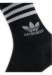 Adidas - adidas Zestaw 3 par wysokich skarpet unisex Mid Cut Crew IL5022 Czarny. Kolor: czarny. Materiał: materiał, bawełna