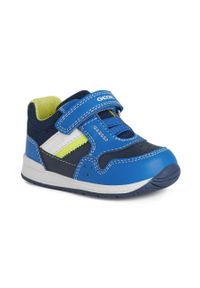 Geox Buty dziecięce. Nosek buta: okrągły. Zapięcie: rzepy. Kolor: niebieski. Materiał: guma #5