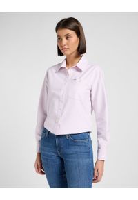 Lee - DAMSKA KOSZULA LEE ALL PURPOSE SHIRT PINKY PLUM 112370989 #6