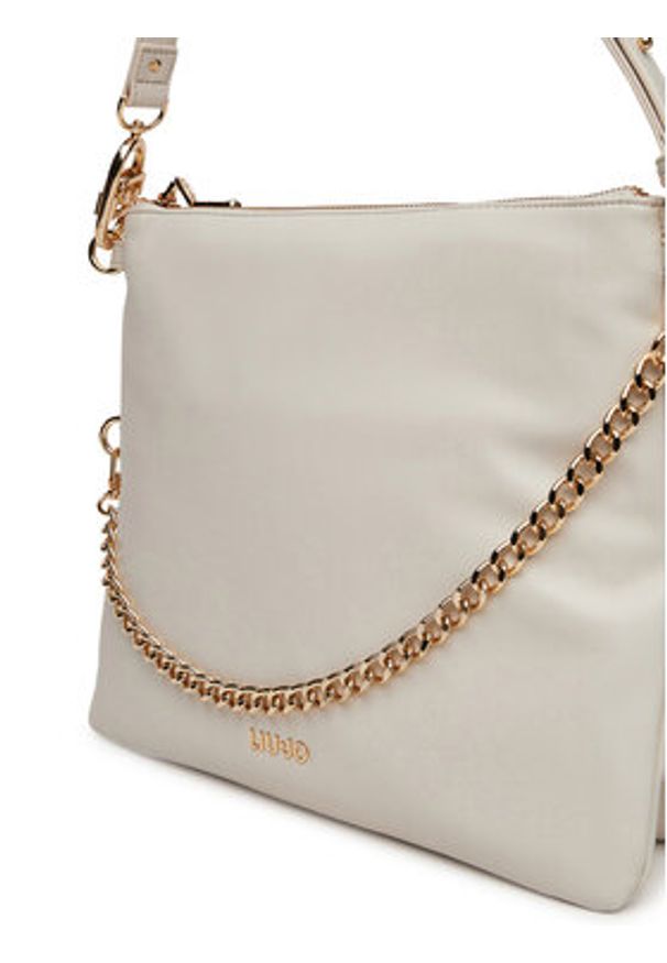 Liu Jo Torebka Ecs S Hobo AA5075 E0014 Écru. Materiał: skórzane