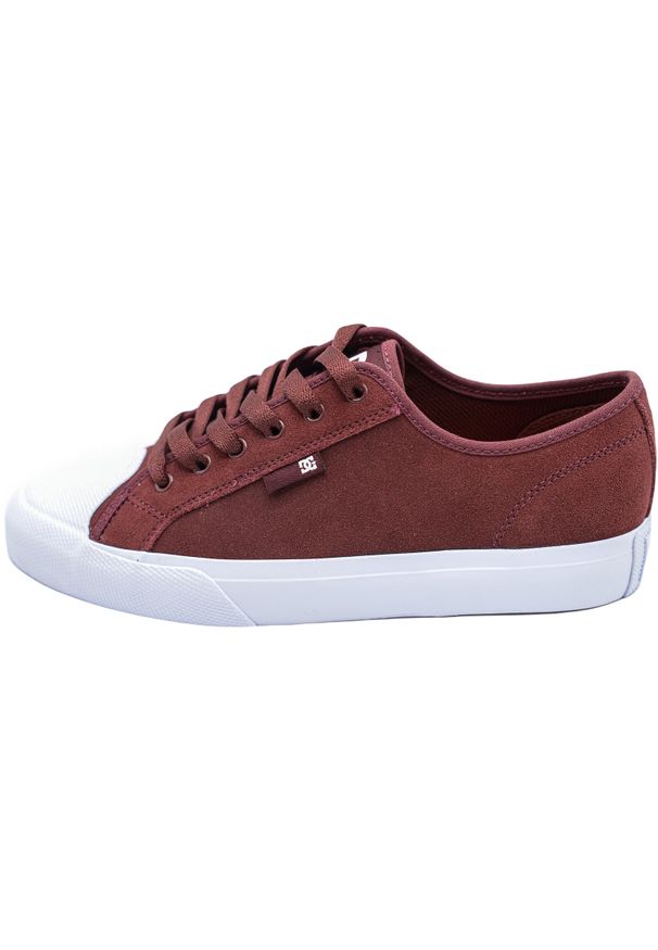 Trampki męskie DC Shoes Manual RT S. Kolor: czerwony. Materiał: zamsz, materiał. Sport: skateboard