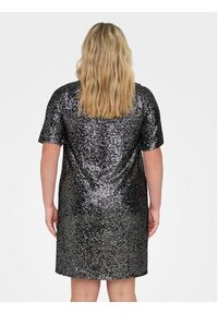 ONLY Carmakoma Sukienka koktajlowa Sparkly 15308045 Czarny Regular Fit. Kolor: czarny. Materiał: syntetyk. Styl: wizytowy #7