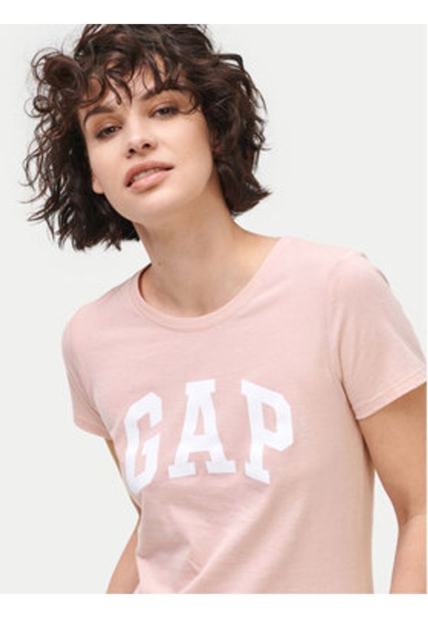 GAP - Gap Komplet 2 t-shirtów 548683-02 Różowy Regular Fit. Kolor: różowy. Materiał: bawełna