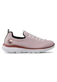 Rieker Sneakersy M5052-31 Różowy. Kolor: różowy. Materiał: materiał #5