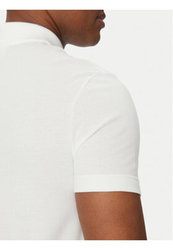 Lacoste Polo PH9863 Biały Regular Fit. Typ kołnierza: polo. Kolor: biały. Materiał: bawełna