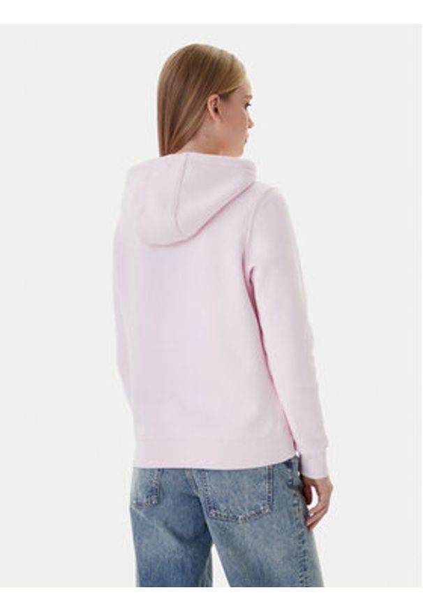 Tommy Jeans Bluza Flag DW0DW19958 Różowy Regular Fit. Kolor: różowy. Materiał: bawełna