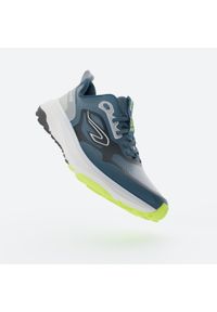 KALENJI - Buty do biegania męskie Kiprun JF 190 Grip. Kolor: wielokolorowy, niebieski, szary