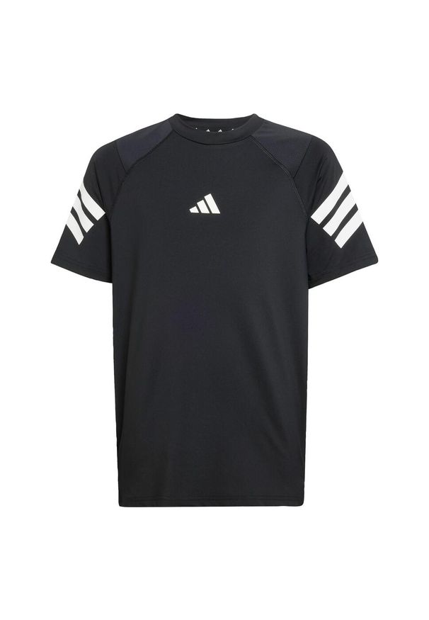 Adidas - Koszulka All Sports Nxt Kids. Kolor: biały, czarny, wielokolorowy. Technologia: ClimaCool (Adidas). Sport: joga i pilates