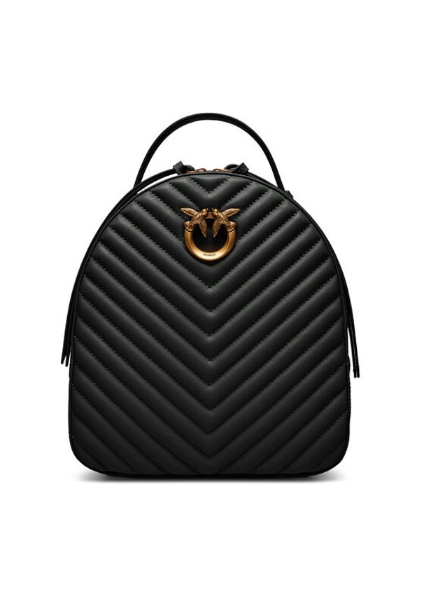 Pinko Plecak Love Click Classic Backpack PE 24 PLTT 102530 A1J2 Czarny. Kolor: czarny. Materiał: skóra