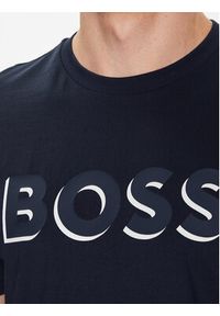 BOSS - Boss T-Shirt 50481611 Granatowy Regular Fit. Kolor: niebieski. Materiał: bawełna #3