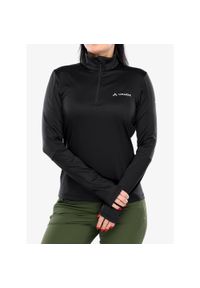Bluza polarowa damska Vaude Livigno Halfzip II. Kolor: czarny. Materiał: polar