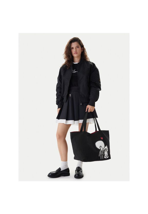 Karl Lagerfeld - Torebka KARL LAGERFELD. Kolor: czarny