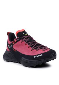 Salewa Trekkingi Ws Dropline Leather 61394 6572 Różowy. Kolor: różowy. Materiał: zamsz, skóra