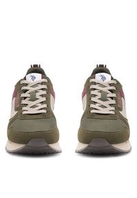 U.S. Polo Assn. Sneakersy BUZZY001M/CNU1 Khaki. Kolor: brązowy. Materiał: materiał