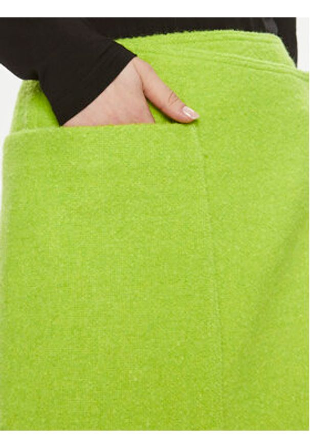 Samsoe & Samsoe - Samsøe Samsøe Spódnica mini Inez F23400012 Zielony Regular Fit. Kolor: zielony. Materiał: syntetyk