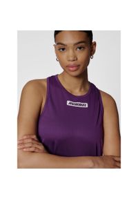 Damski tank top Hummel Te Tola. Kolor: fioletowy. Materiał: materiał. Sport: fitness #1