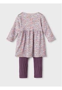 Name it - NAME IT Komplet sukienka i legginsy 13215289 Fioletowy Regular Fit. Kolor: fioletowy #5