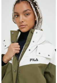 Fila kurtka damska kolor zielony przejściowa. Kolor: zielony #4